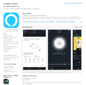 Amazon Alexa Canada App Store