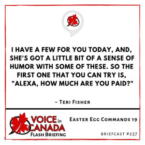 Voice in Canada Flash Briefing Quote 237