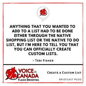 Create a Custom List