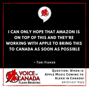 Question: When is Apple Music Coming to Alexa in Canada?