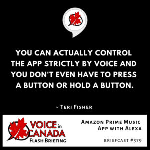 Amazon Prime Music App with Alexa