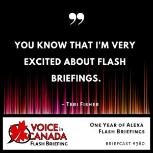 One Year of Alexa Flash Briefings