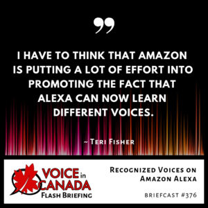 Recognized Voices on Amazon Alexa