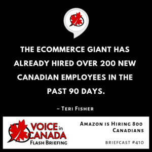 Amazon is Hiring 800 Canadians