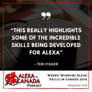 Webby-Winning Alexa Skills in Canada 2019