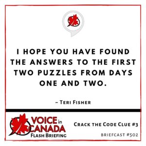 Crack the Code Clue #3