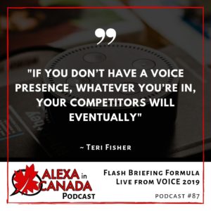 Flash Briefing Formula Live from VOICE 2019