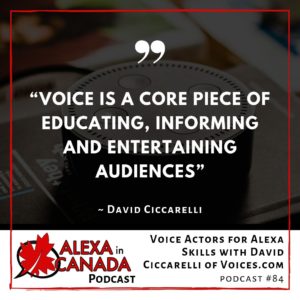 Voice Actors for Alexa Skills with David Ciccarelli of Voices.com