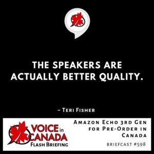 Amazon Echo 3rd Gen for Pre-Order in Canada