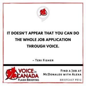 Find a Job at McDonalds with Alexa