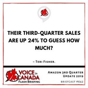 Amazon 3rd Quarter Update 2019