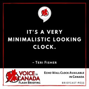 Echo Wall Clock Available in Canada