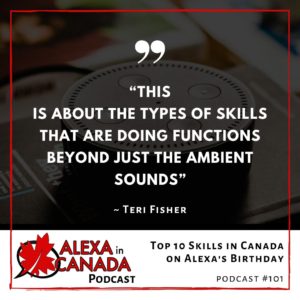 Top 10 Skills in Canada on Alexa's Birthday