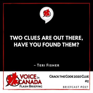 Crack the Code 2020 Clue #2