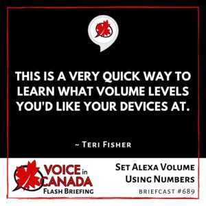 Set Alexa Volume Using Numbers