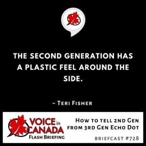 How to tell 2nd Gen from 3rd Gen Echo Dot