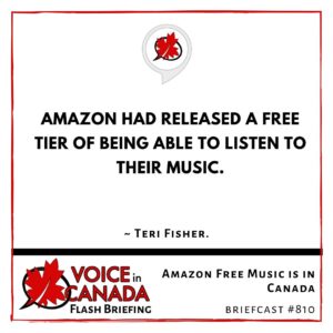 Amazon Free Music is in Canada