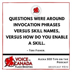 Alexa SEO Tips on the Podcast