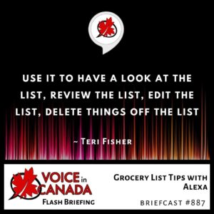 Grocery List Tips with Alexa