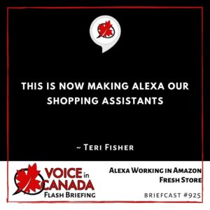 Alexa Working in Amazon Fresh Store