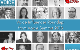 Voice Influencer Roundup Voice Summit 2018 Monochrome