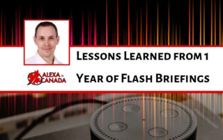 Lessons Learned from 1 Year of Flash Briefings