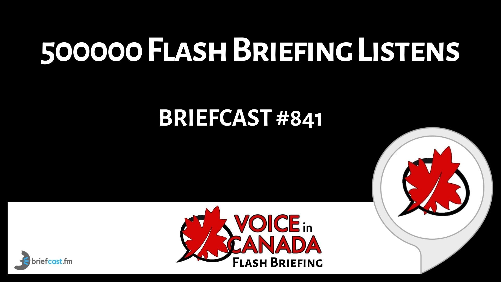 500000 Flash Briefing Listens