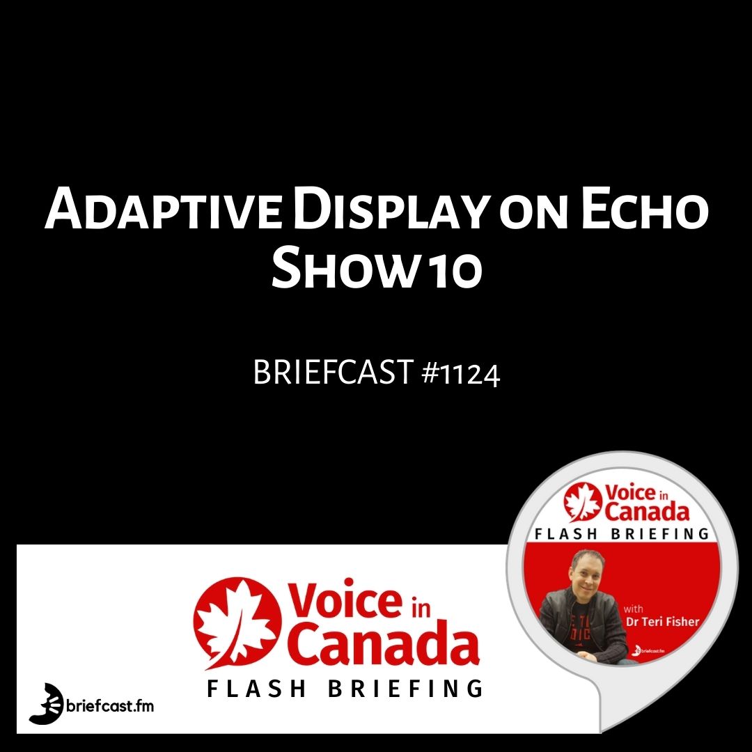 Adaptive Display on Echo Show 10