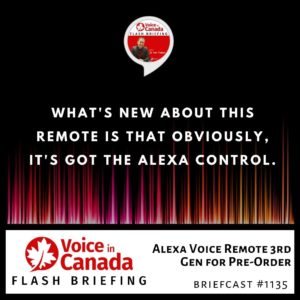 Alexa Voice Remote 3rd Gen for Pre-Order