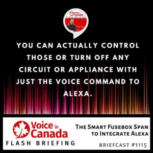 The Smart Fusebox Span to Integrate Alexa