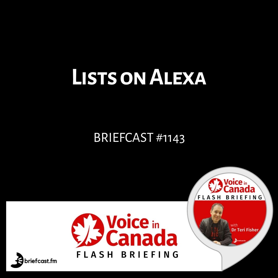 Lists on Alexa