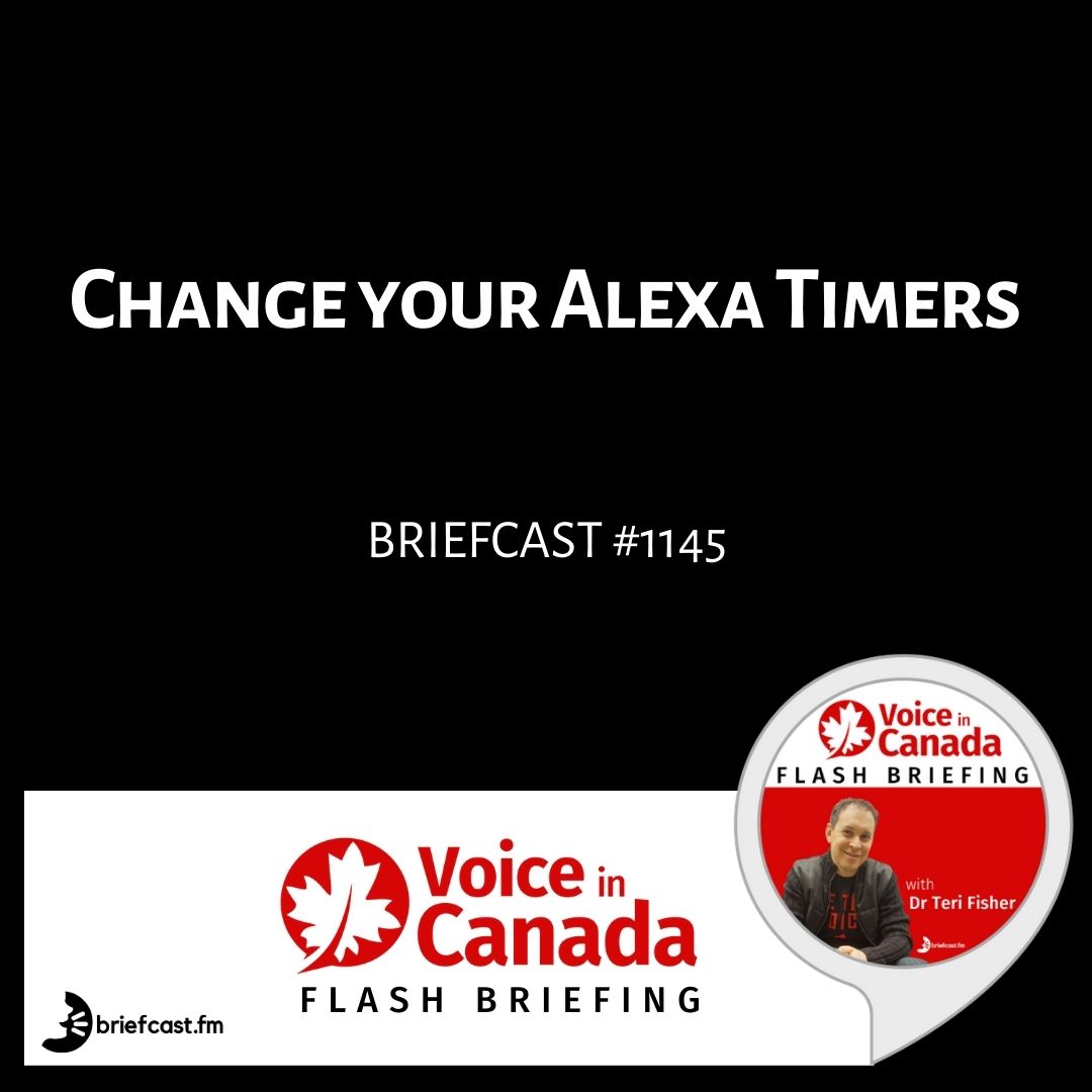 Change your Alexa Timers