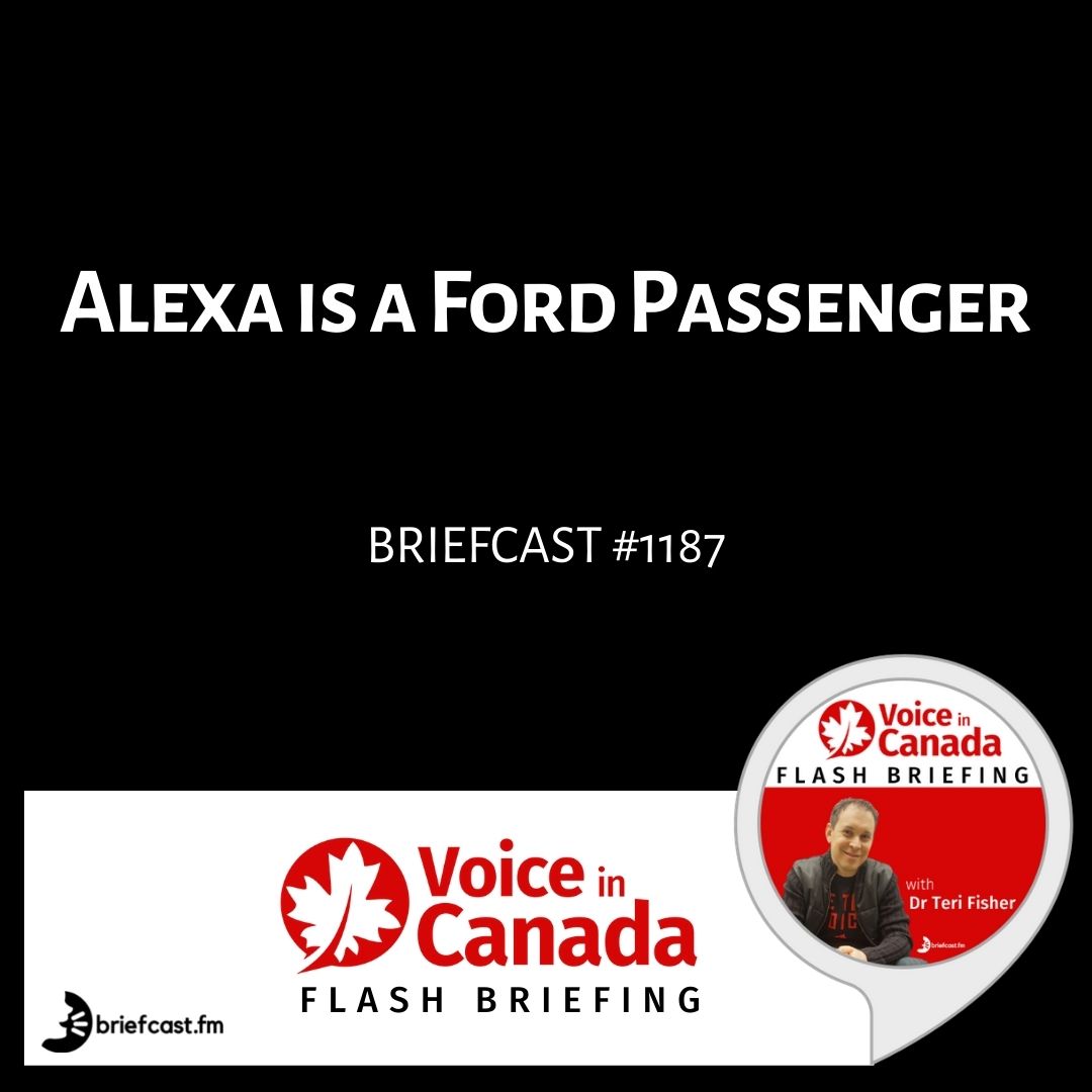 Alexa is a Ford Passenger