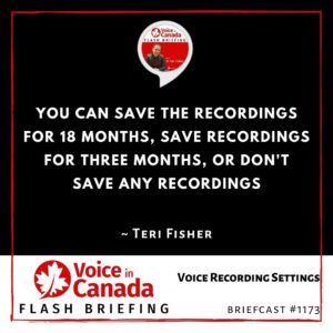 Voice Recording Settings