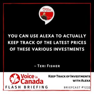 Keep Track of Investments with Alexa