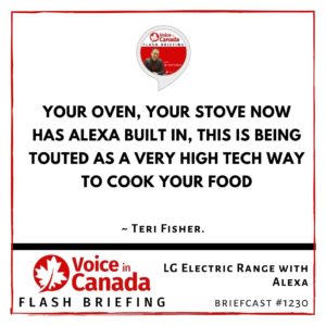 LG Electric Range with Alexa