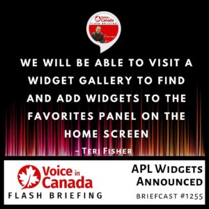 APL Widgets Announced