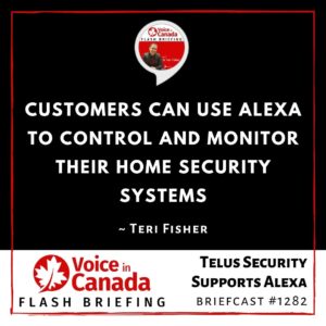 Telus Security Supports Alexa