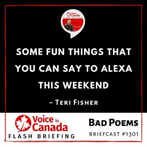 Bad Poems From Alexa to Have Fun With This Weekend