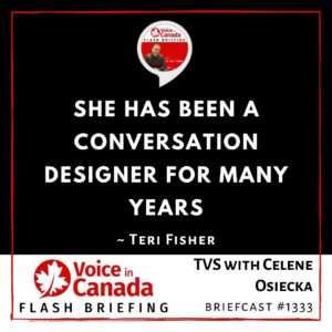 Celene Osiecka of [24]7 on the Voice in Canada Podcast 