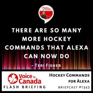 Hockey Commands for Alexa