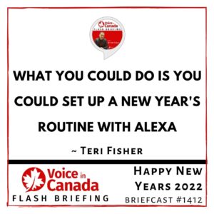 2022 New Year's Routine With Alexa