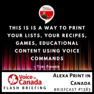 Alexa Print in Canada