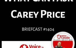 Carey Price Will Answer Your Questions Via Alexa