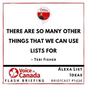 Alexa List Ideas