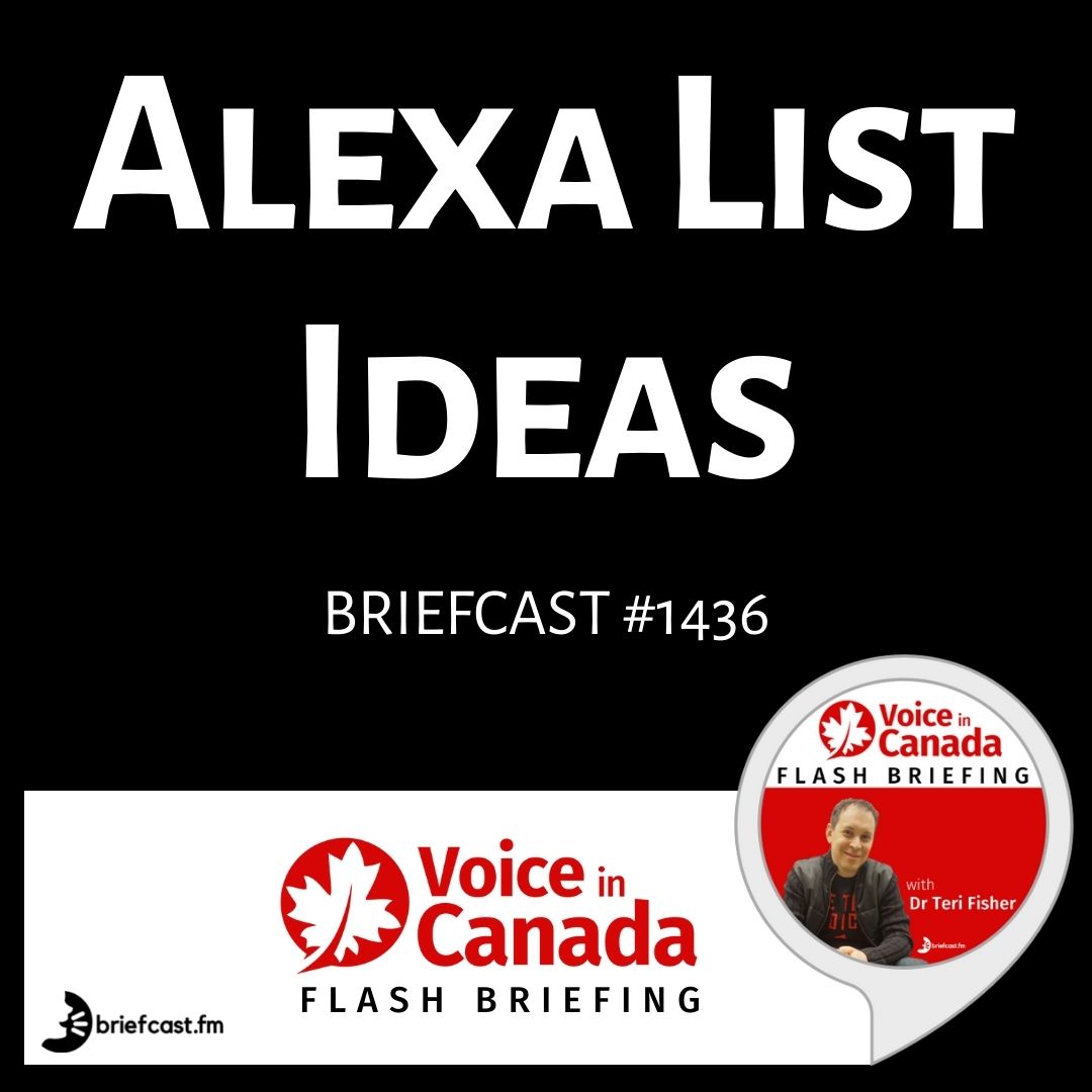 Alexa List Ideas