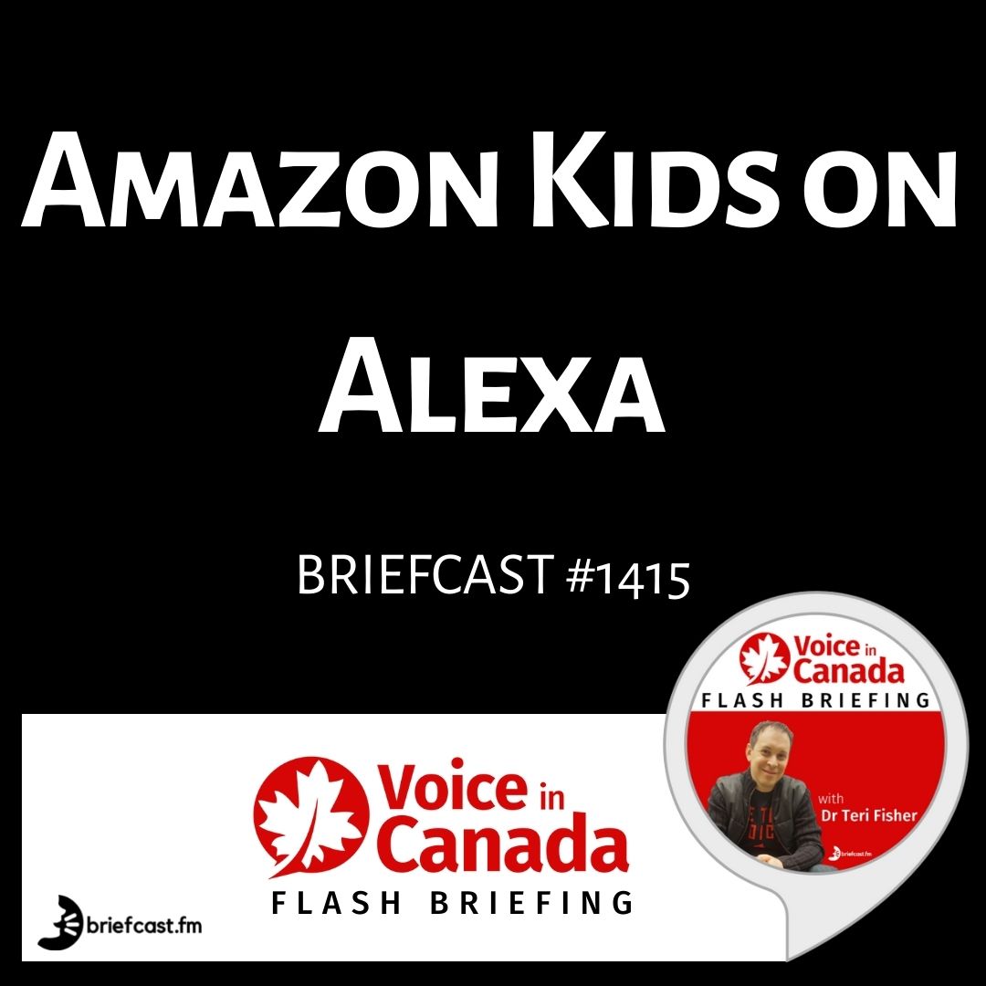 Amazon Kids on Alexa Launched in Canada