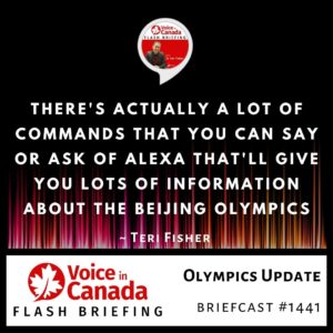 Olympics Update from Alexa Whenever You Need It