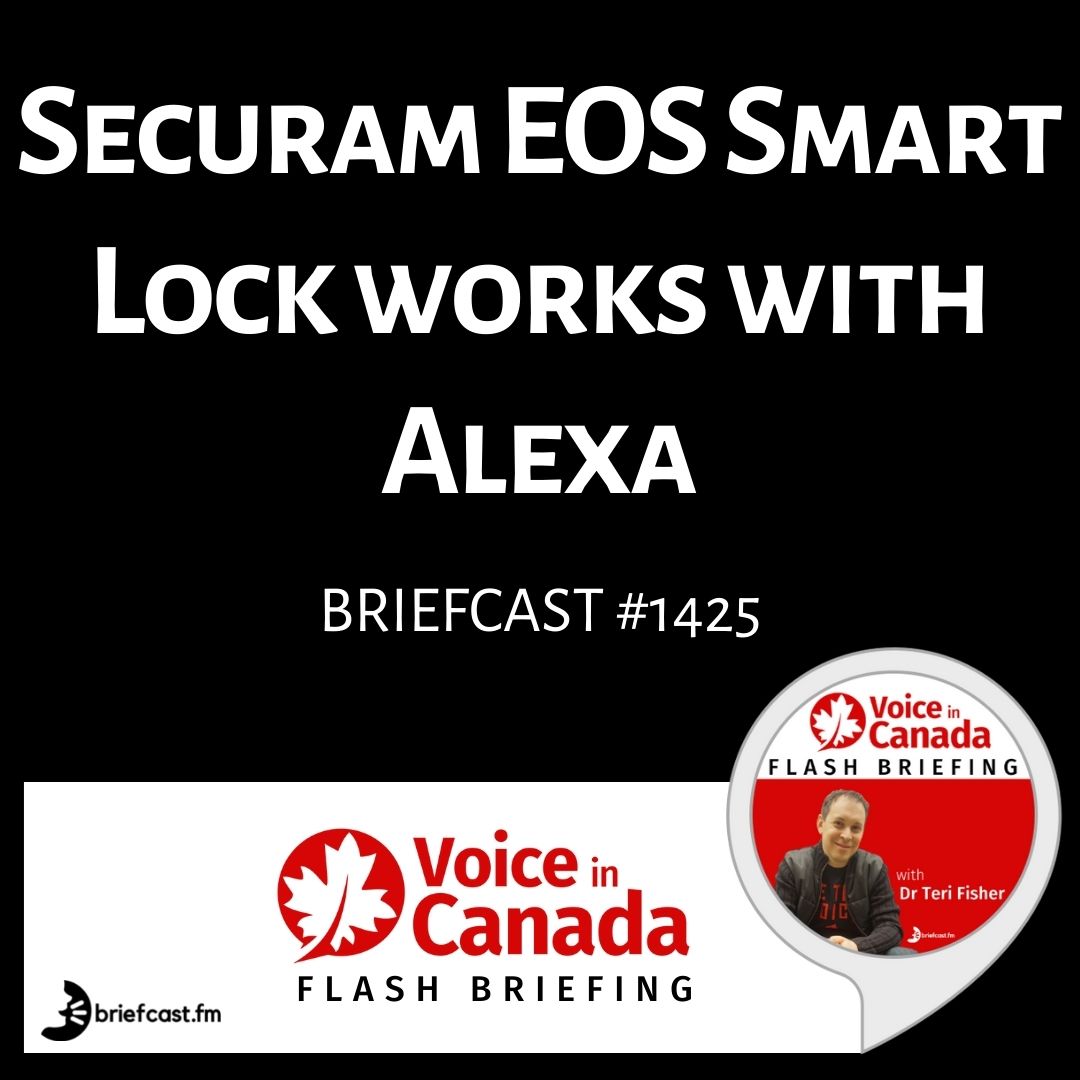 Securam EOS Smart Lock works with Alexa
